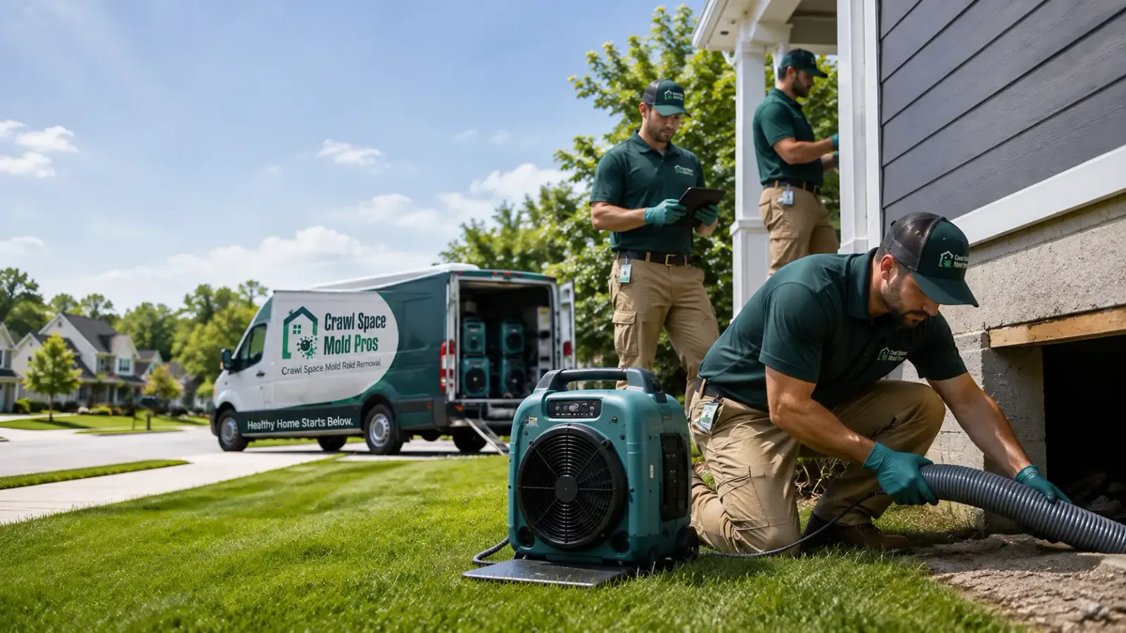 Crawl Space Mold Removal in Ballico, CA